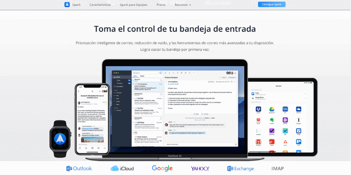 aplicaciones de teletrabajo como SPARK